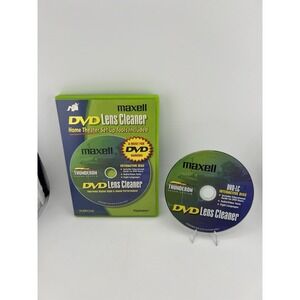 Maxell DVD Lens Cleaner Thunderon Brush System Interactive Disc Xbox Playstation